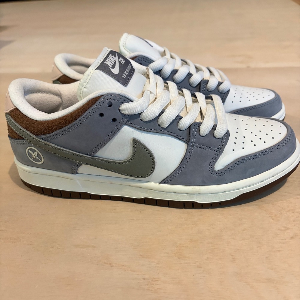 Nike SB Dunk Low Yuto Horigome Mens Size 6 Grey White FQ1180-001 Skate Shoes